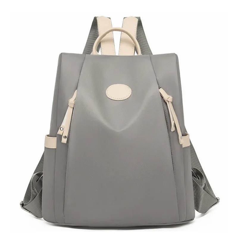 Sac à Dos Cuir Véritable Antivol 2-en-1 Femme – Strass & Élégance, Travail Voyage Shopping