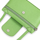 mini-sac-bandouliere-femme-cuir-Alec-vert-dessus