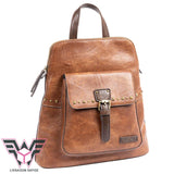 petit-sac-a-dos-femme-vintage-Verota-marron-rapide