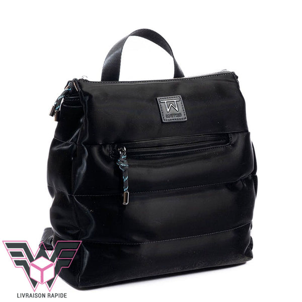 sac-a-dos-femme-matelasse-Midnight-noir-rapide