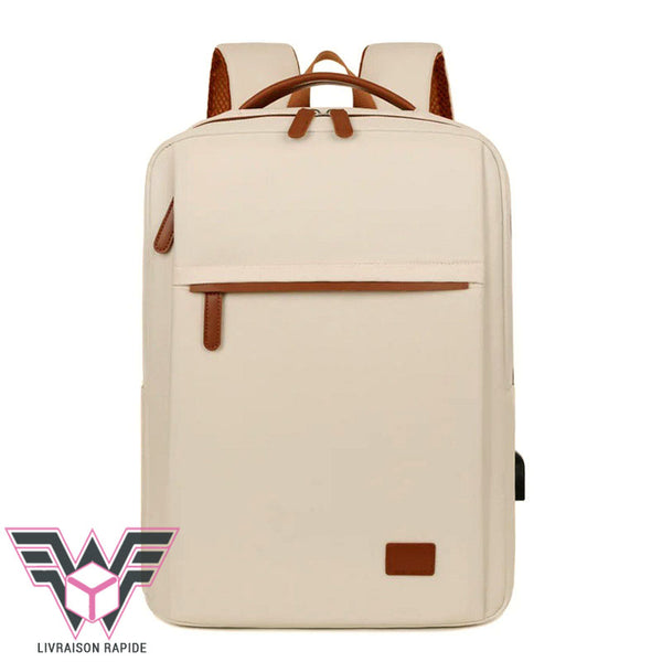 sac-a-dos-ordinateur-travail-Neos-beige-rapide