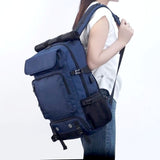 sac-a-dos-voyage-cabine-Pronto-bleu-porte2