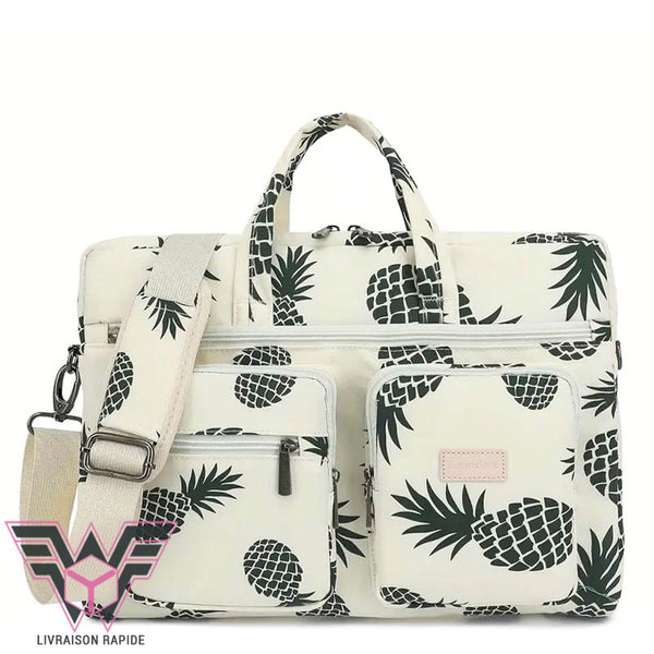 sacoche-ordinateur-femme-Ananas-rapide