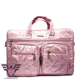 sacoche-ordinateur-femme-matelassee-Elsa-rose-rapide