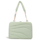 sacoche-ordinateur-femme-matelassee-Nahia-vert