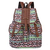 sac à dos cuir et toile looqita