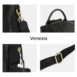 sac-a-dos-femme-antivol-noir-Venezia-details