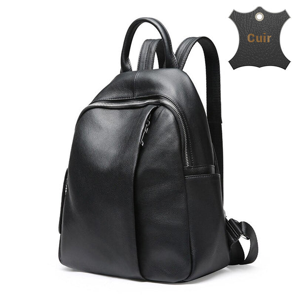 ALTOSY Sac à Dos Femme En Cuir Véritable Anti-Vol – Élégant, Convertible, Multifonction, Idéal Quotidien Et Voyage